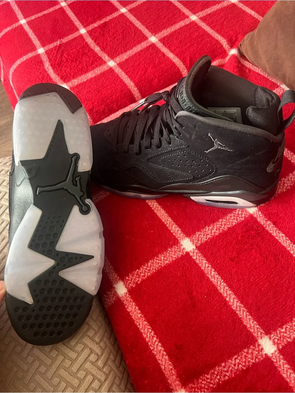 Jordan Men's Black High-Top Athletic Sneakers
